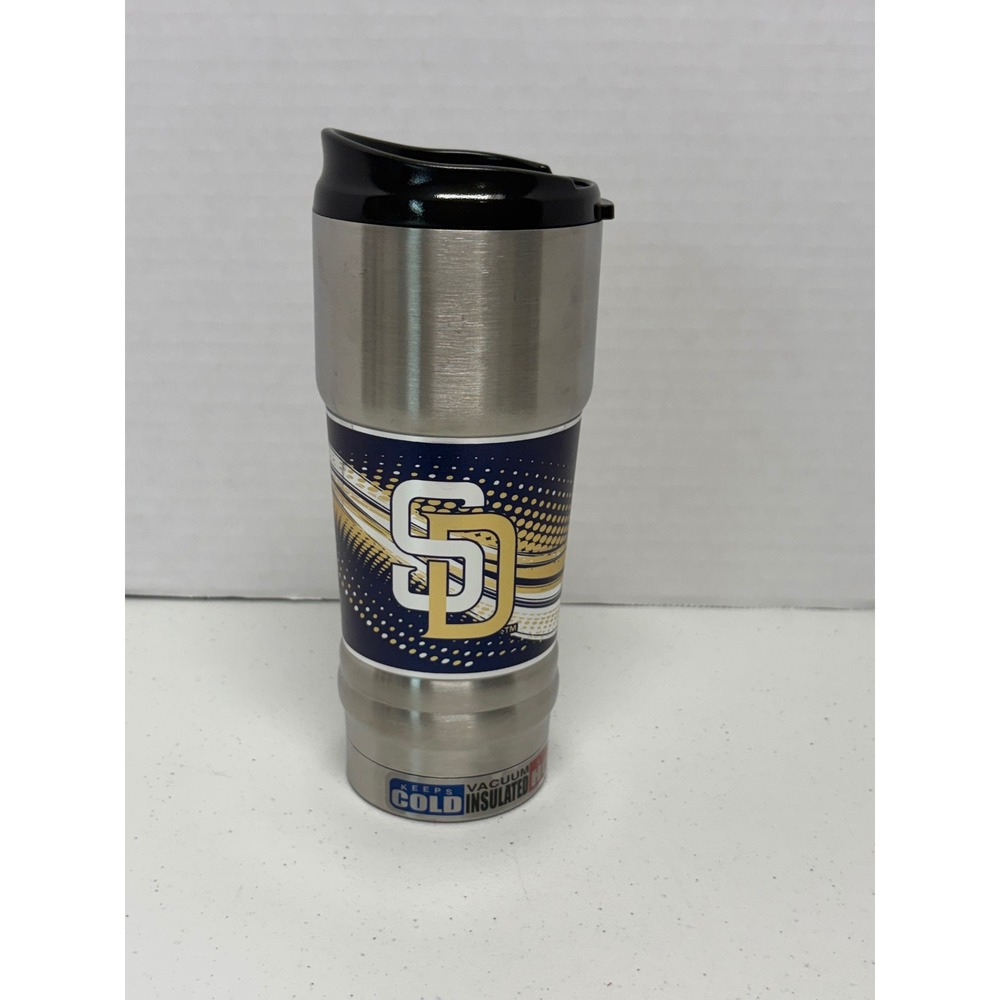 San Diego Padres MLB 18oz Stainless Steel Vacuum Insulated Travel Tumbler Mug